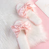 Silky Pink Fur Slippers-slippers-Malaya Essentials-36/37-Malaya